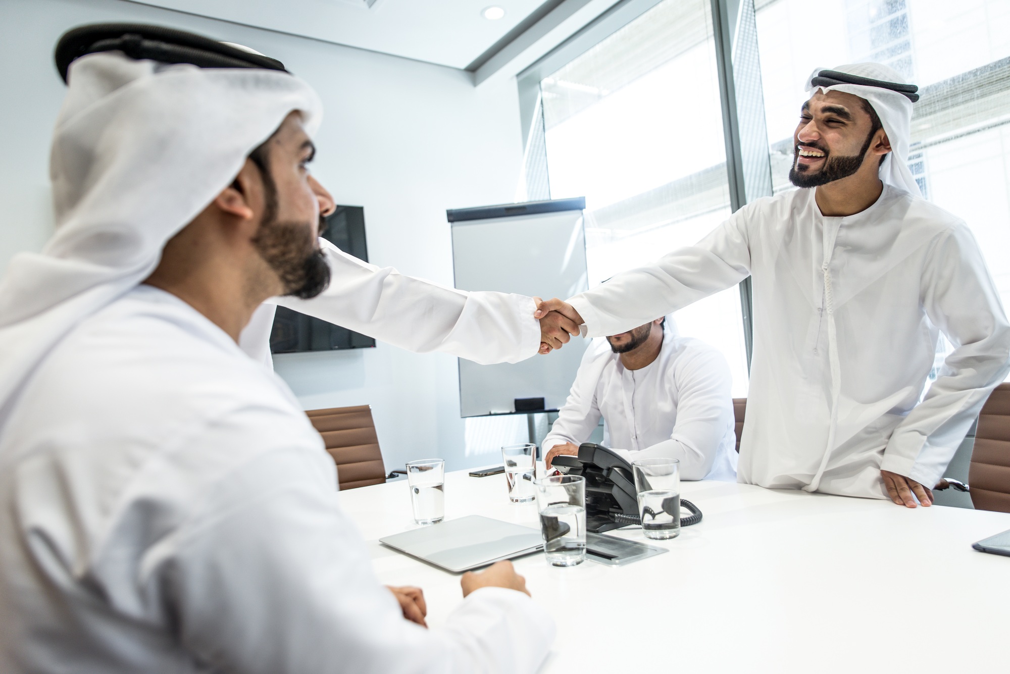 Arabic business team in the office