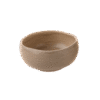 Natural yellow enamel round bowl