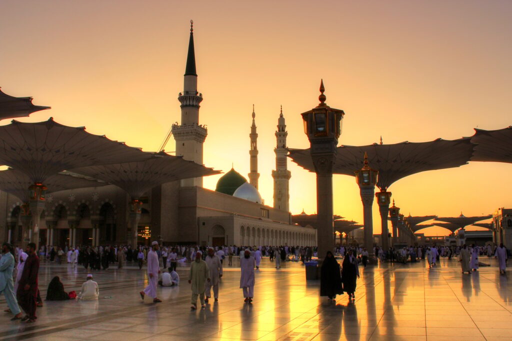 Prophet Mohammed Mosque , Al Masjid an Nabawi - Medina / Saudi Arabia